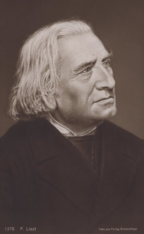 Franz Liszt , ungarsk komponist (lito) av European School