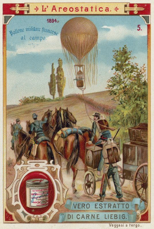 Fransk militærballong i felten, 1894 av European School