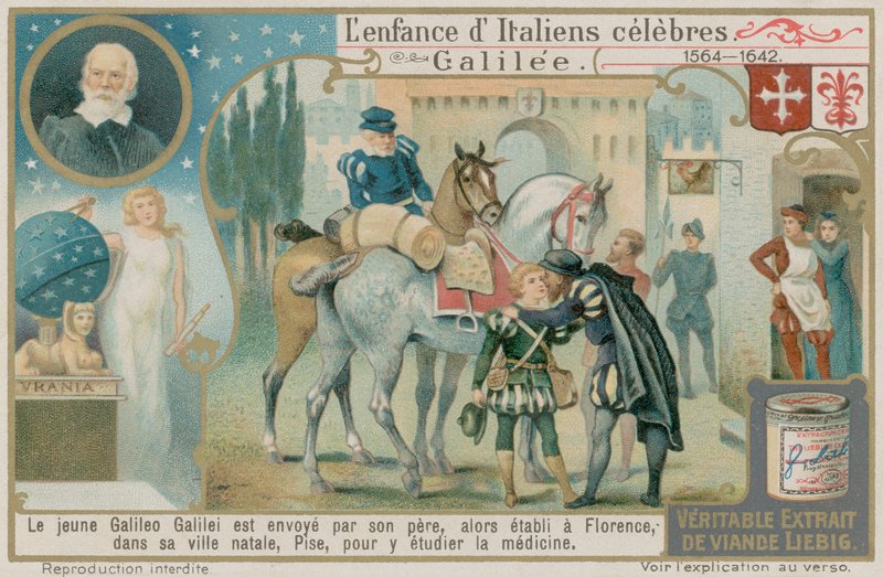 Galileo Galilei blir sendt til Pisa for å studere medisin av European School