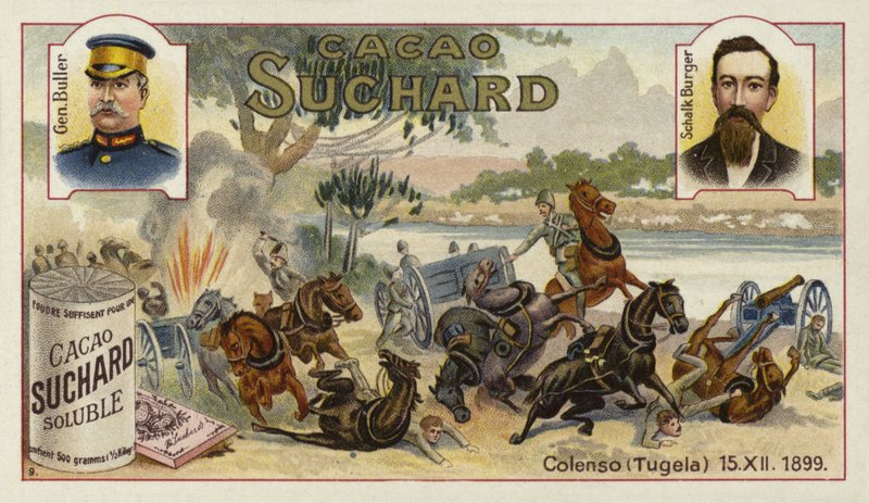 Generalene Buller og Burger og slaget ved Colenso, Boer War, 15. desember 1899 av European School