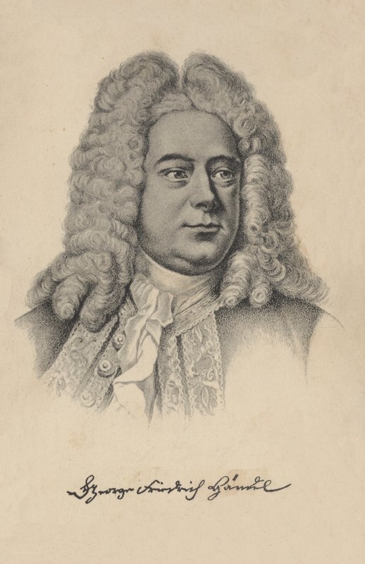 George Frideric Handel , tyskfødt britisk barokkkomponist (lito) av European School