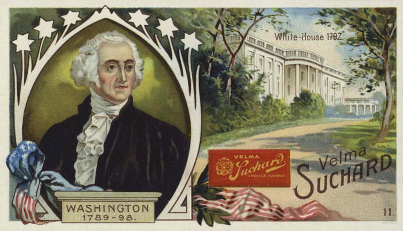 George Washington, USAs første president, og Det hvite hus, Washington DC av European School