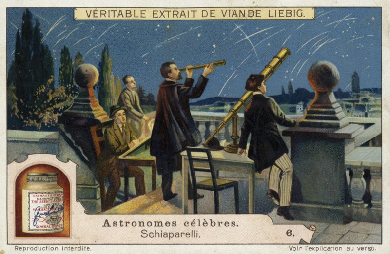 Giovanni Schiaparelli , italiensk astronom av European School