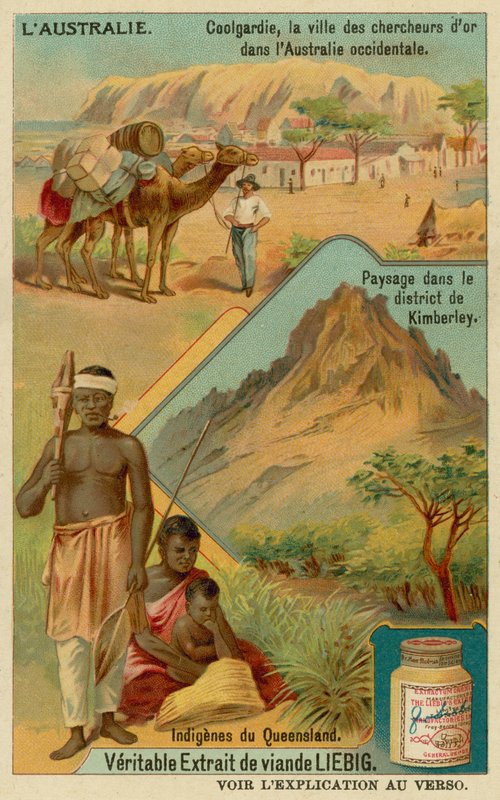 Goldrush-byen Coolgardie, landsbygda rundt Kimberley og aboriginere fra Queensland av European School