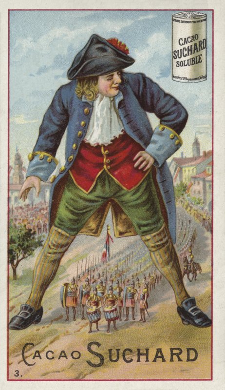 Gulliver med Lilliputian-hæren av European School