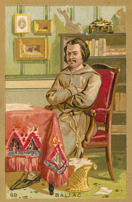 Honore de Balzac , fransk romanforfatter og dramatiker av European School
