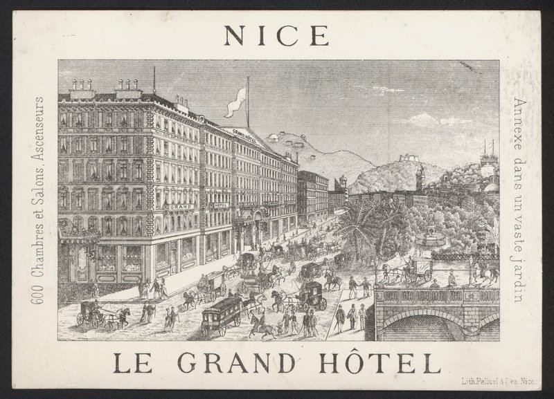 Hotel Trade Card (gravering) av European School
