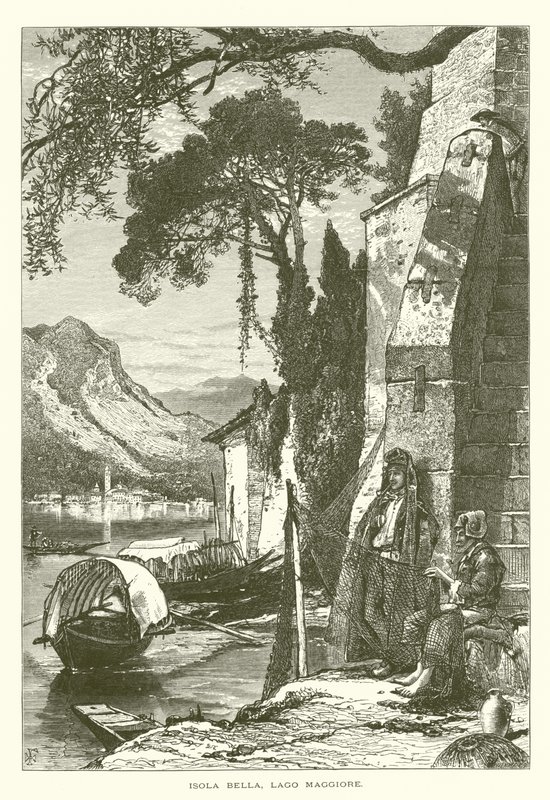 Isola Bella, Lago Maggiore (gravering) av European School