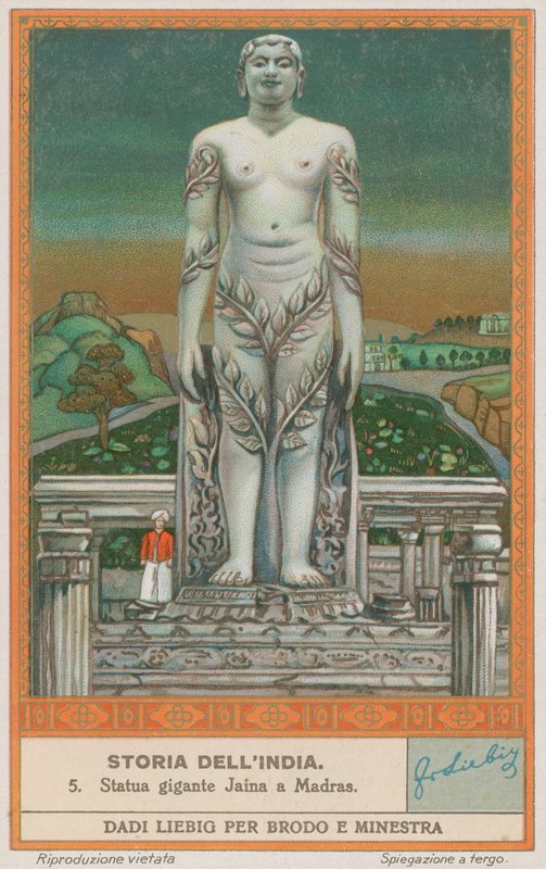 Jain-statue i Madras (Chennai) av European School