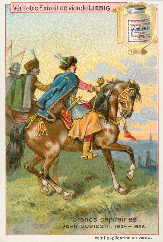 Jean Sobieski, Liebig-kort, tidlig på 1900-tallet (kromo) av European School