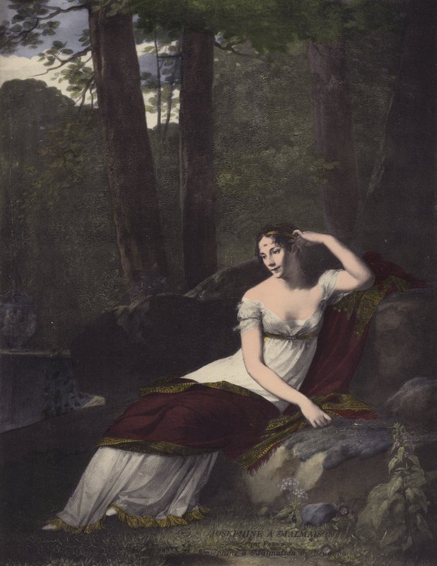 Josephine at Malmaison (farge litho) av European School