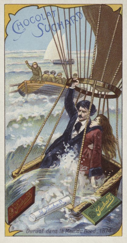 Jules Duruofs ballong kommer ned i Nordsjøen, 1874 av European School