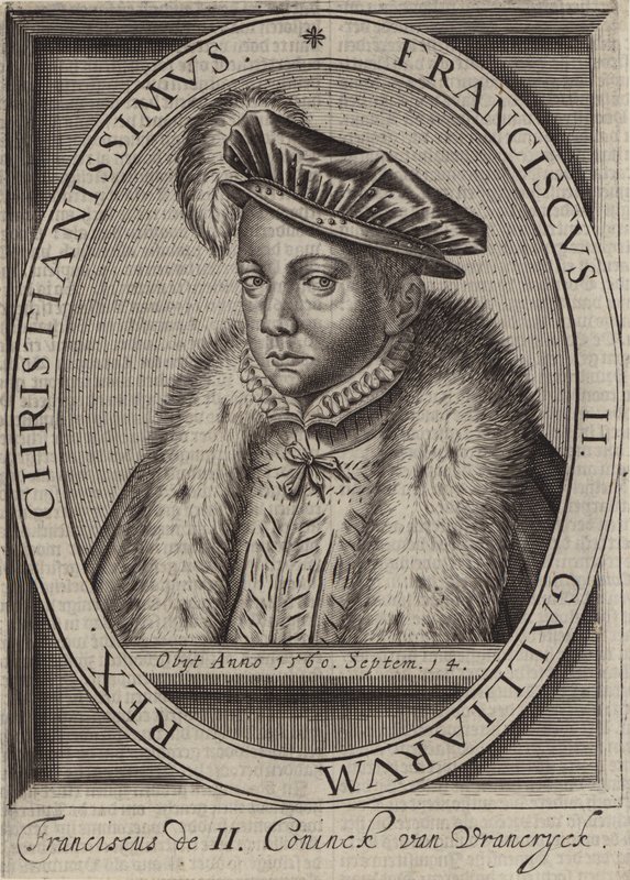 Kong Frans II av Frankrike (gravering) av European School
