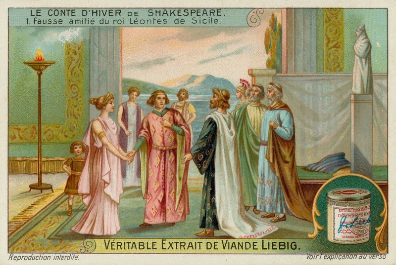 Kong Leontes, dronning Hermine og kong Polyxenes av European School