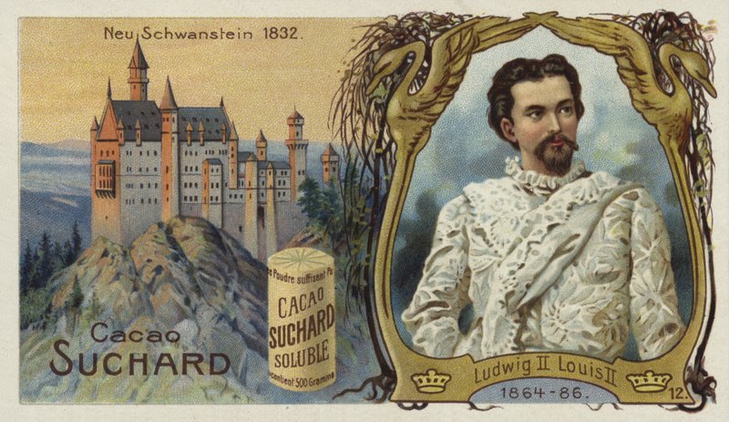 Kong Ludwig II av Bayern, og slottet Neuschwanstein av European School
