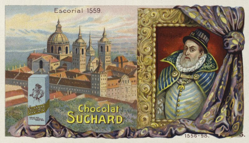 Kong Filip II av Spania, og El Escorial av European School