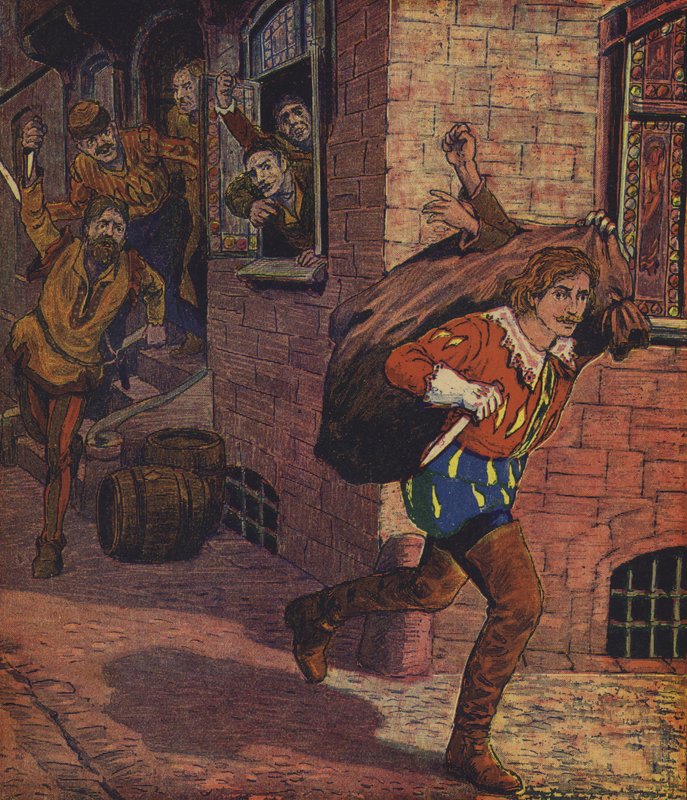 Klaus Störtebeker (farge litho) av European School