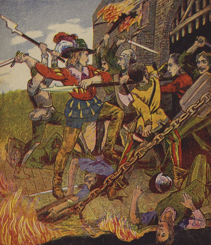 Klaus Störtebeker (farge litho) av European School