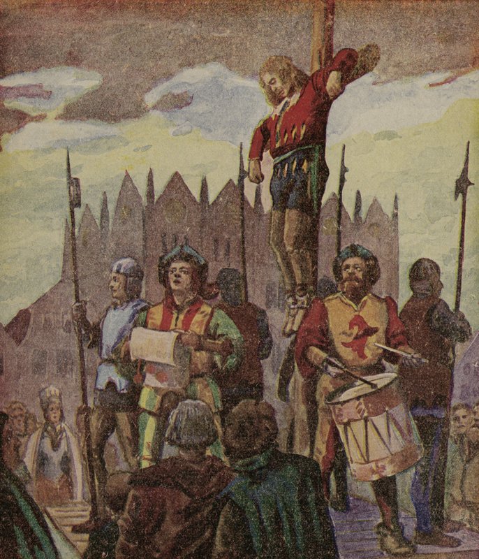 Klaus Störtebeker (farge litho) av European School
