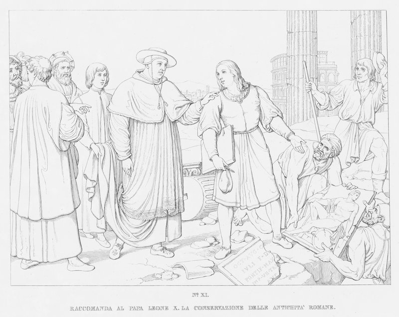 Life of Raphael (gravering) av European School