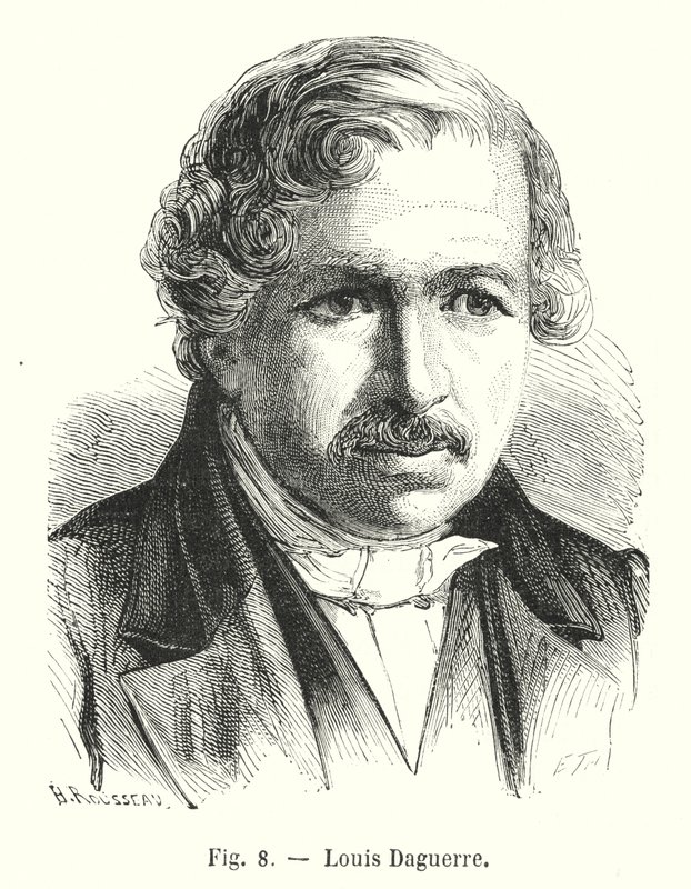 Louis Daguerre (gravering) av European School