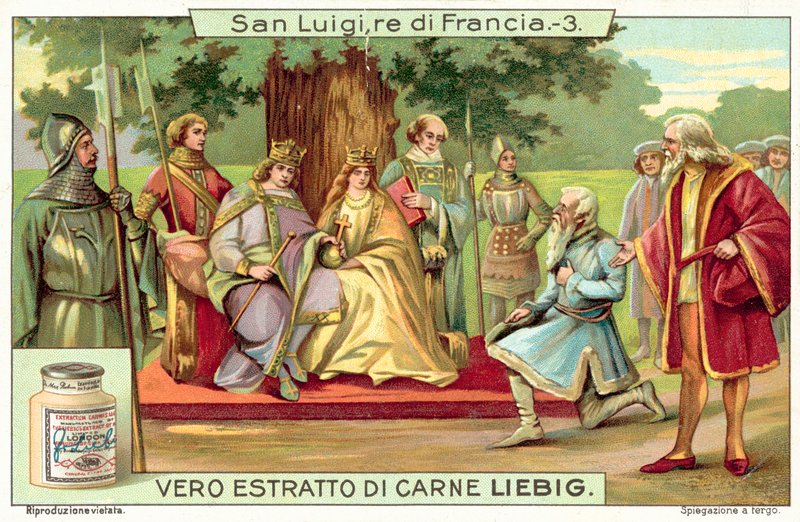 Louis IX av Frankrike administrerer rettferdighet under eiketreet i Vincennes av European School
