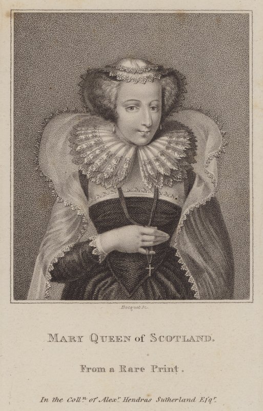 Mary, Queen of Scots (gravering) av European School