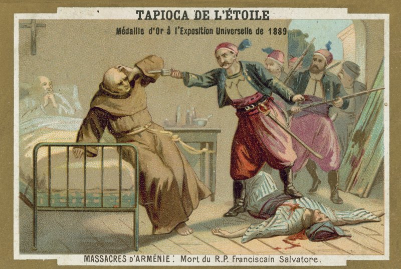 Massakrer i Armenia: drapet på Salvatore Lilli, Armenia, 1895 av European School