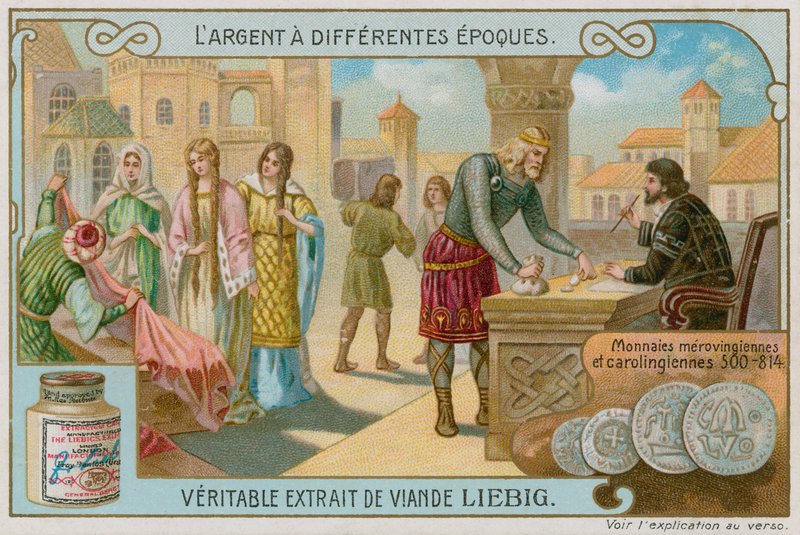 Merovinger og karolingiske mynter 500-814 av European School