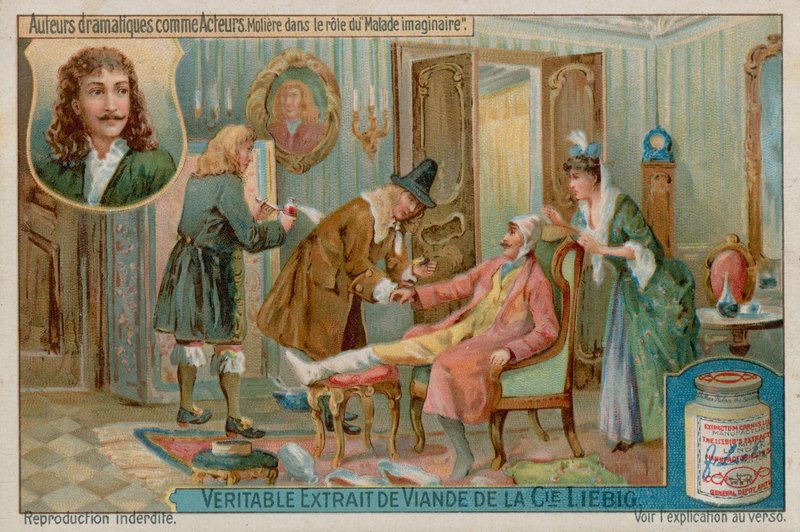 Moliere i Le Malade Imaginaire (The Imaginary Invalid) av European School