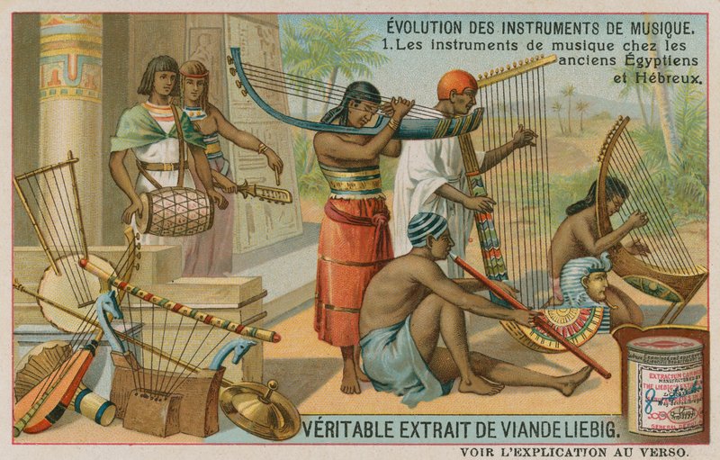 Musikkinstrumenter fra de gamle egypterne og hebreerne av European School
