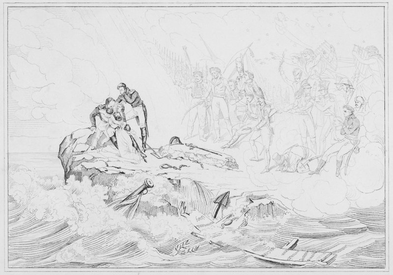 Napoleon: Apotheose, Apotheosis (gravering) av European School