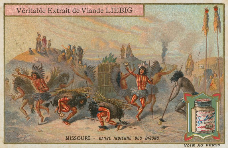 Indiansk bisondans i Missouri av European School