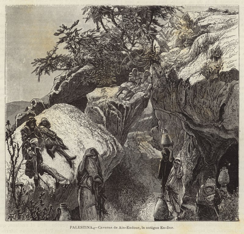 Palestina, Cavern of Ain-Endour, den gamle En-Dor av European School