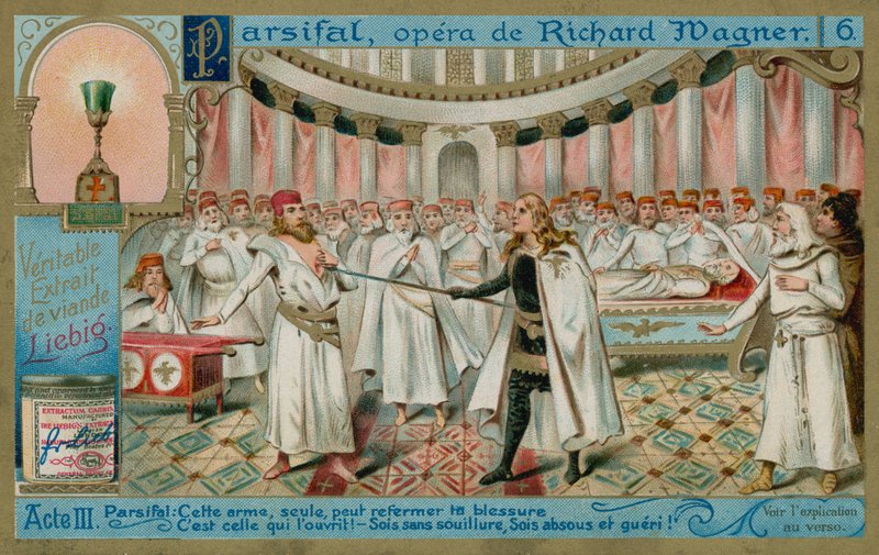 Parsifal helbreder Amfortas med det hellige spyd av European School