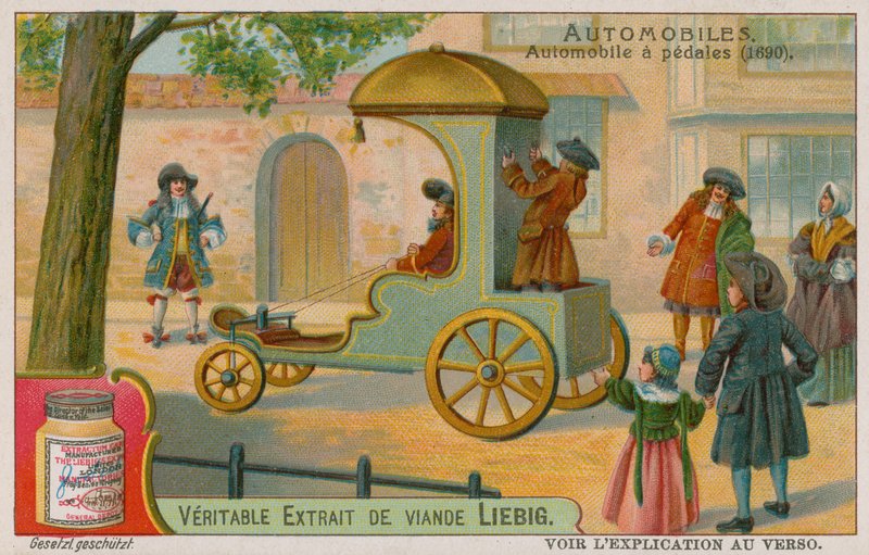Pedalbil, 1690 av European School