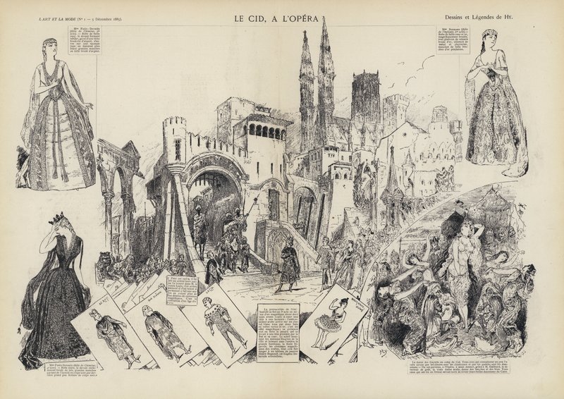 Fremføring av Jules Massenets opera Le Cid på Paris Opera av European School