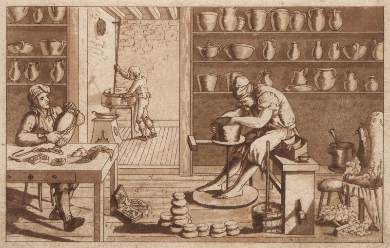 Keramikk (litho) av European School