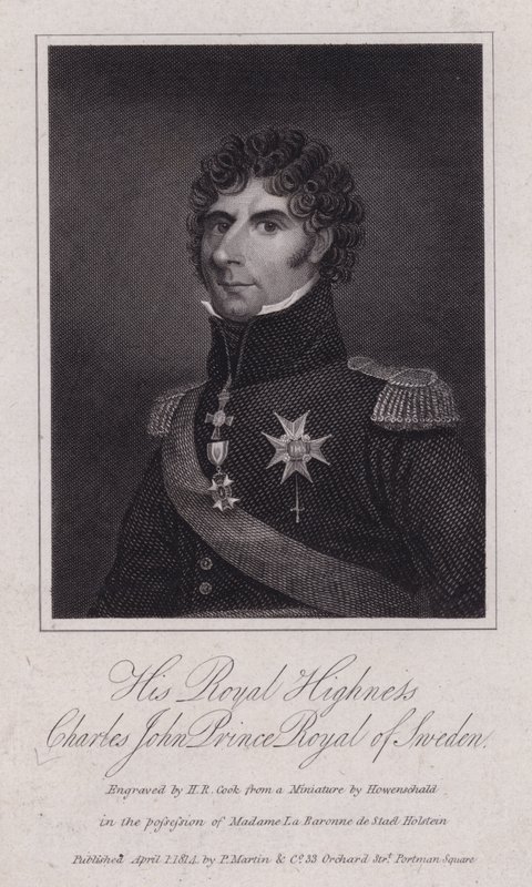 Prins Charles John av Sverige, senere kong Charles John XIV av European School