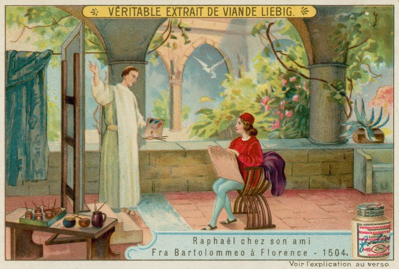 Raphael med sin venn Fra Bartolommeo av European School