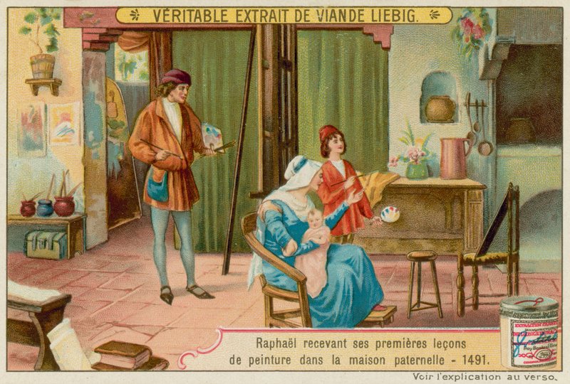 Raphaels første malereksjon av European School