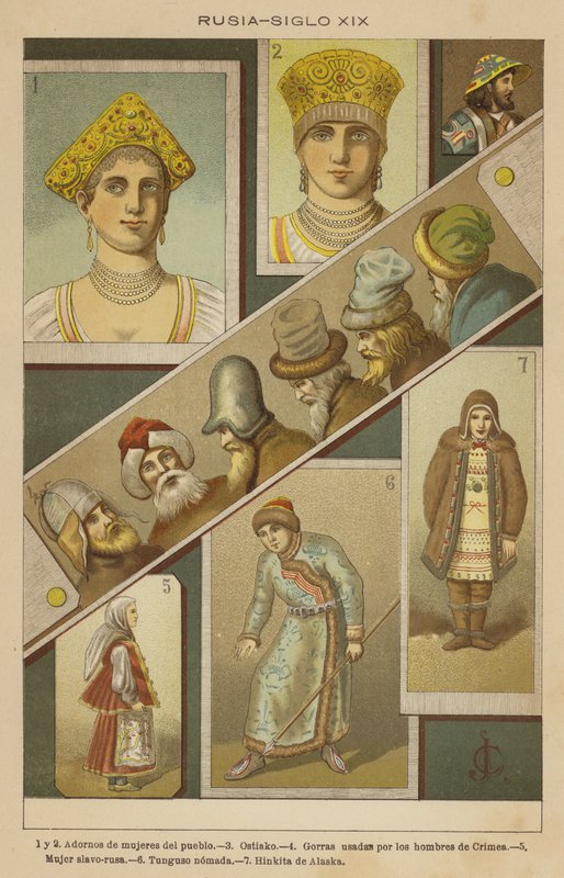 Russland, 1800-tallet (fargefotografier) av European School
