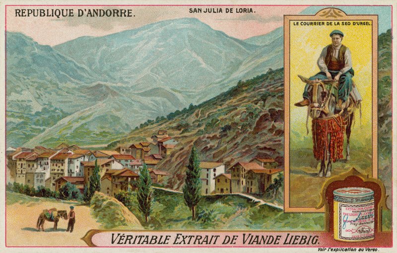 Sant Julia de Loria og en budbringer fra Seu D