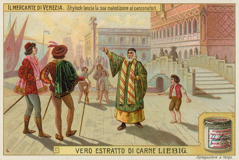 Shylock, Bassanio og Antonio av European School