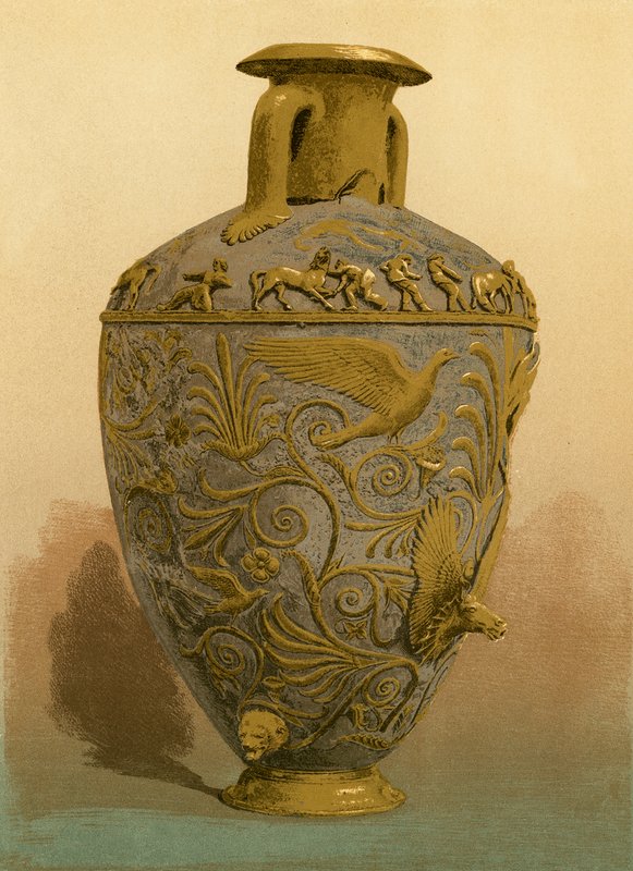 Sølv vase av European School