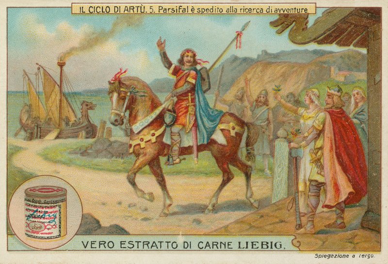 Sir Parsifal drar for sin søken av European School