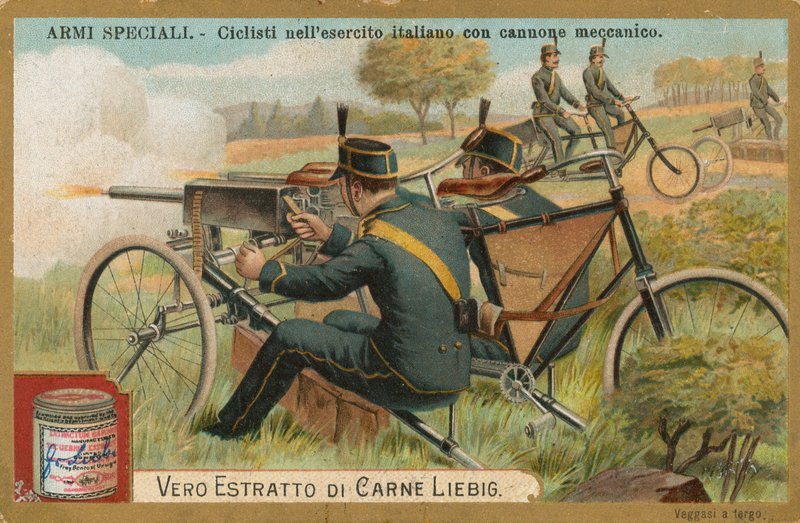 Spesialvåpen, Liebig-kort, tidlig på 1900-tallet (kromo) av European School