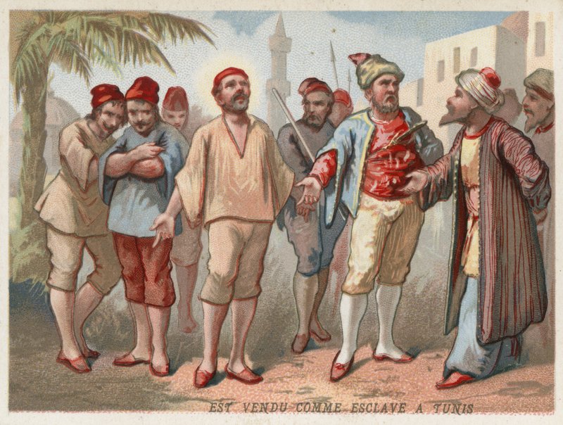 St Vincent de Paul solgte som slave i Tunis av European School