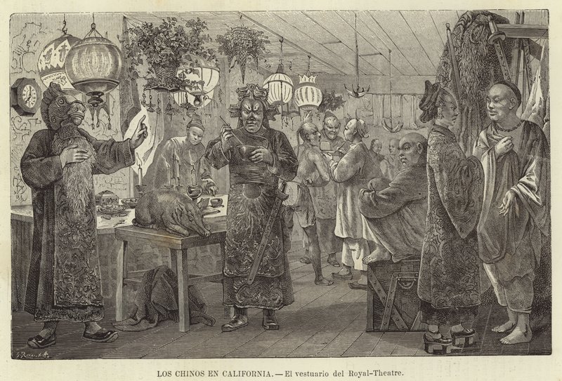 Kineserne i California - El vestuario del Royal-Theatre av European School