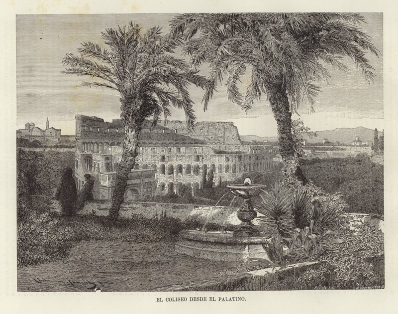 Colosseum fra Palatinen av European School